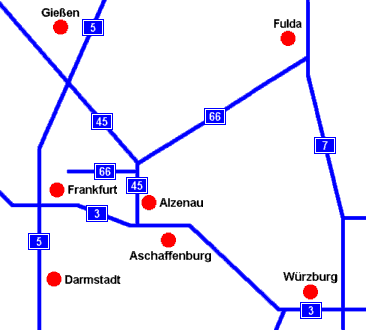 Lageplan Alzenau